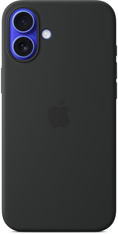 Фото Чехол Apple для iPhone 16 Plus Silicone MagSafe, чёрный Фото Чехол Apple для iPhone 16 Plus Silicone MagSafe, чёрный