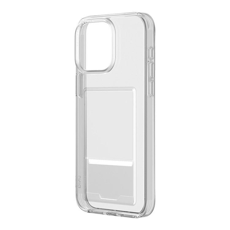 Фирменный чехол UNIQ Air Fender ID (Cardslot) для iPhone 15 Pro, прозрачный Фирменный чехол UNIQ Air Fender ID (Cardslot) для iPhone 15 Pro, прозрачный
