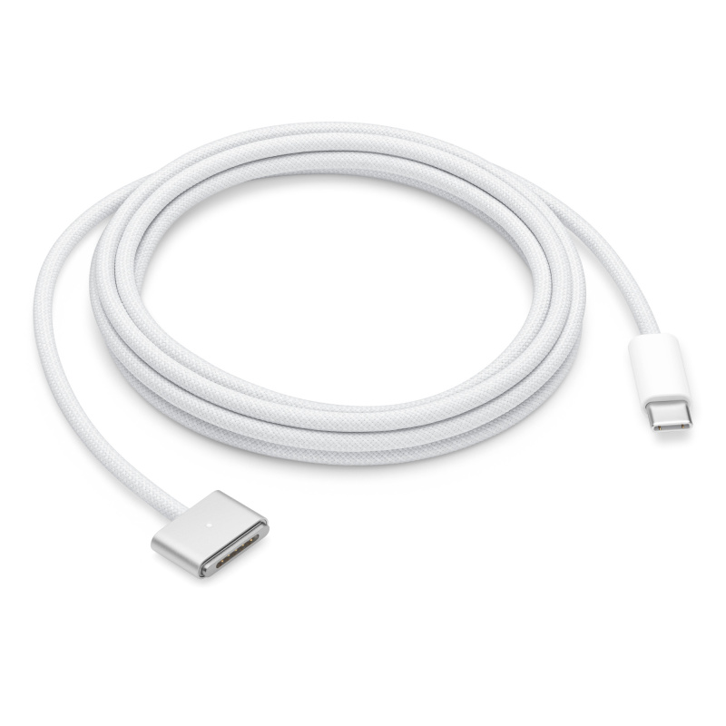 Фото Кабель Apple USB-C/Magsafe 3, 2м, серебристый Фото Кабель Apple USB-C/Magsafe 3, 2м, серебристый