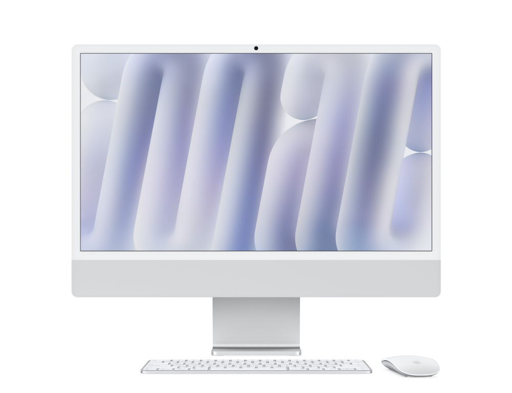 Фото Apple iMac 24" Retina 4,5K, M4 10C / 10C, 32 ГБ, 512 ГБ, Серебристый Фото Apple iMac 24" Retina 4,5K, M4 10C / 10C, 32 ГБ, 512 ГБ, Серебристый