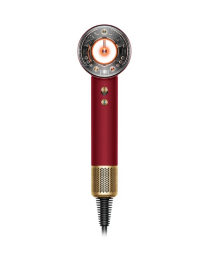 Фото Фен для волос Dyson Supersonic Nural HD16, Red Velvet/Gold На фото изображено Фен для волос Dyson Supersonic Nural HD16, Red Velvet/Gold