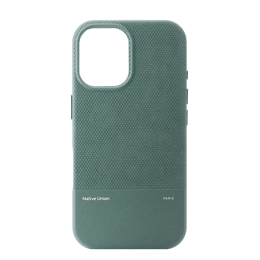 Фото Чехол Native Union (RE)Classic Case MagSafe для iPhone 16, зеленый сланец Фото Чехол Native Union (RE)Classic Case MagSafe для iPhone 16, зеленый сланец